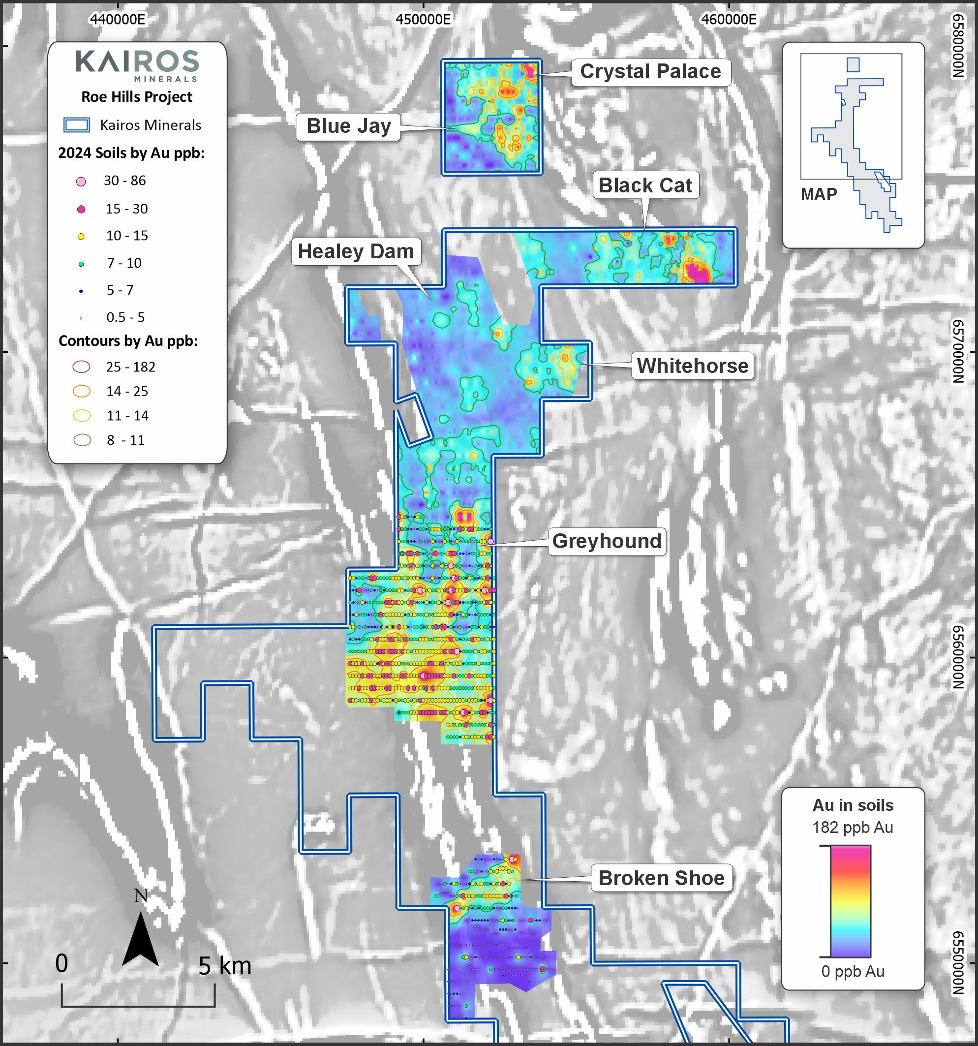 Roe Hills Au Auger Anomalies